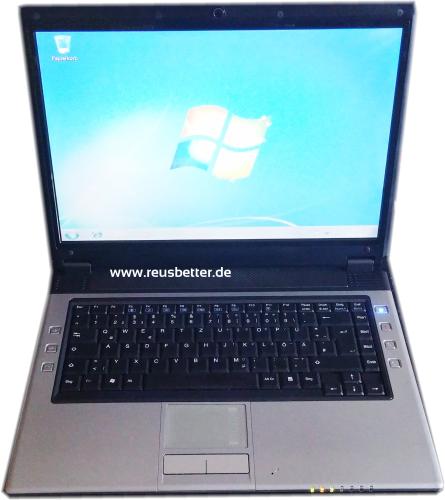 Hyrican M665S Notebook | Intel Cel.1,6 GHz | 60 GB HDD | 15,4 Zoll WXGA | viel Zubehör